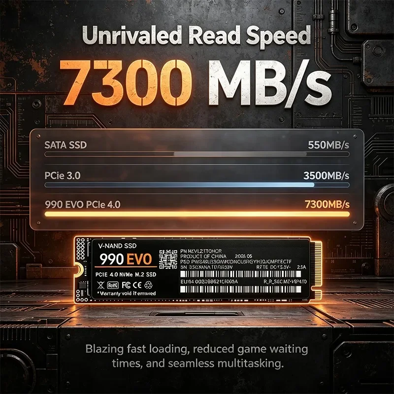 M.2 Nvme 4Tb Pcie 4.0 Ssd - قرص تخزين داخلي SSD أصلي 990