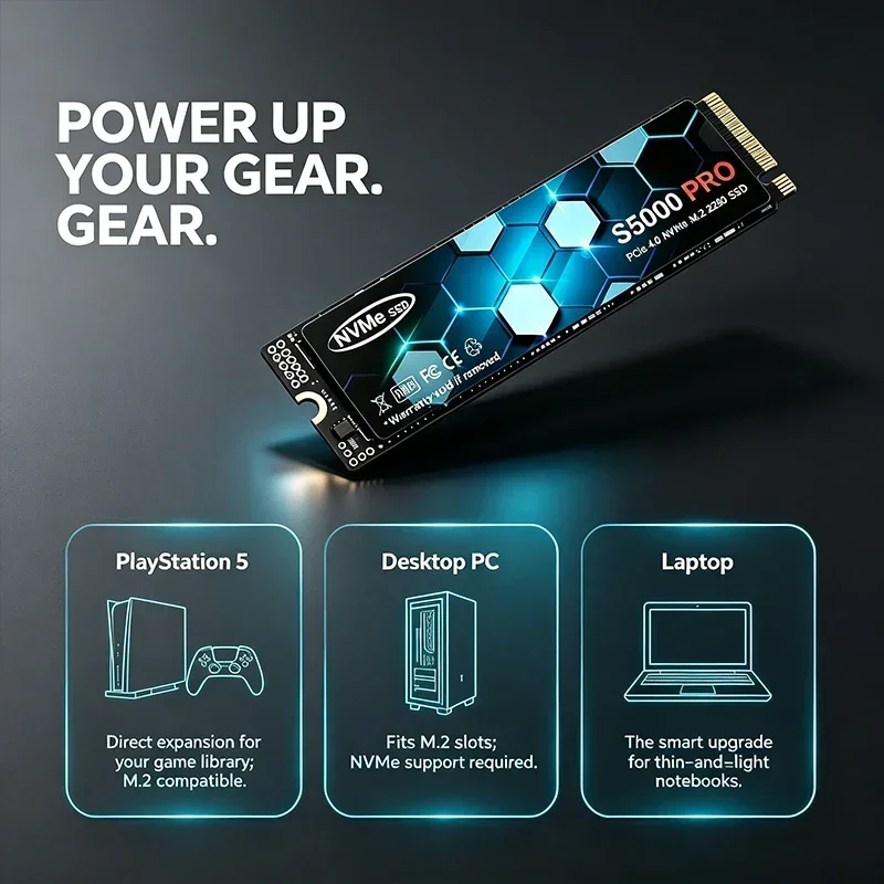 قرص تخزين صلب S5000 PRO M.2 SS - مراجعة M.2 Nvme 4Tb Pcie 4.0 Ssd وسعره