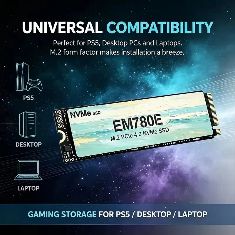 قرص تخزين صلب جديد EM780E M.2  - مراجعة M.2 Nvme 4Tb Pcie 4.0 Ssd وسعره