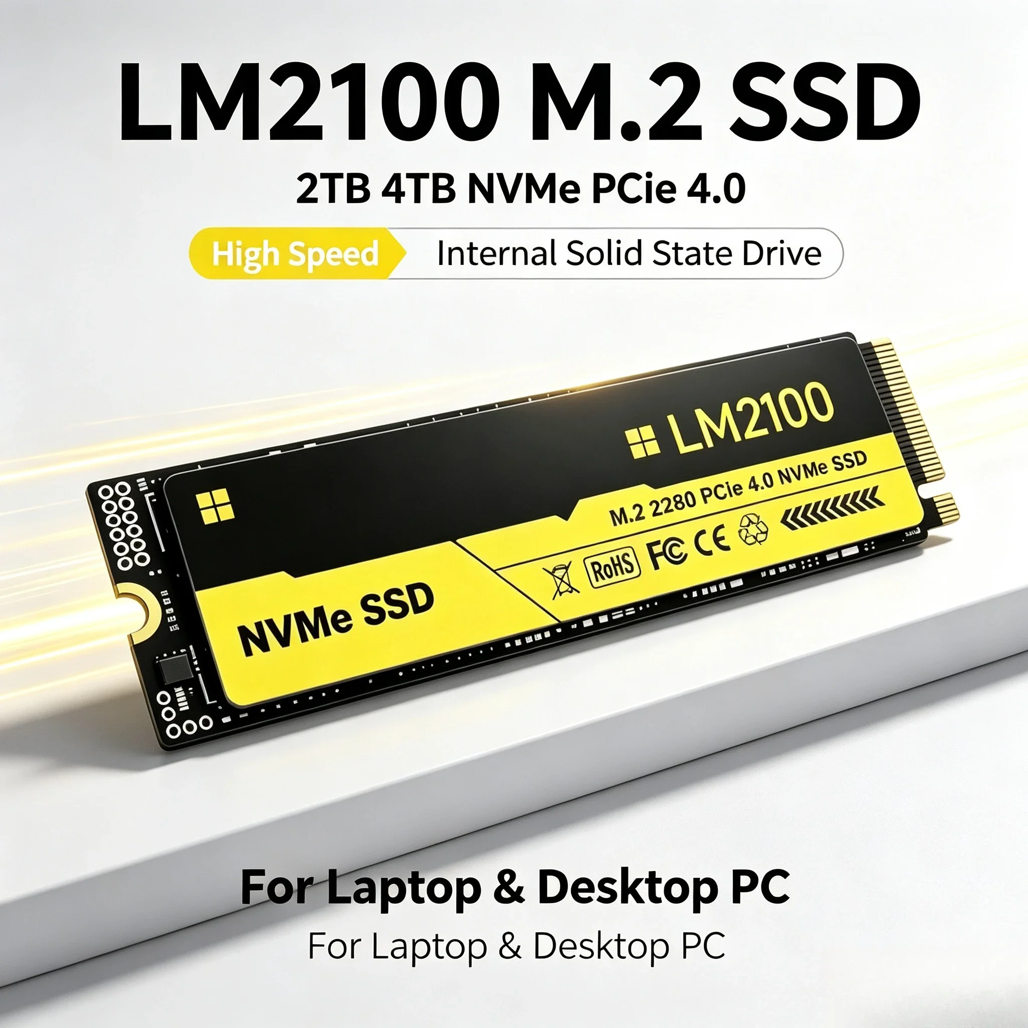 قرص تخزين صلب جديد LM2100 M.2  - مراجعة M.2 Nvme 4Tb Pcie 4.0 Ssd وسعره