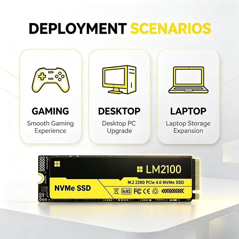 قرص تخزين صلب جديد LM2100 M.2  - مراجعة M.2 Nvme 4Tb Pcie 4.0 Ssd وسعره