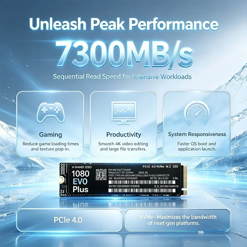 قرص تخزين داخلي SSD عالي السرع - مراجعة M.2 Nvme 4Tb Pcie 4.0 Ssd وسعره