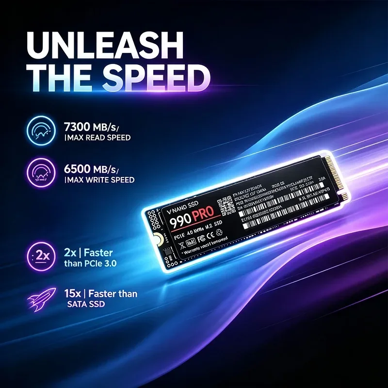 قرص تخزين SSD أصلي 990 PRO M.2 - مراجعة M.2 Nvme 4Tb Pcie 4.0 Ssd وسعره
